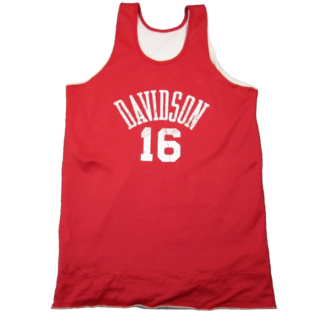Vtg Champion Davidson Wildcats Basketball‎ Jersey XL College USA Made 70s